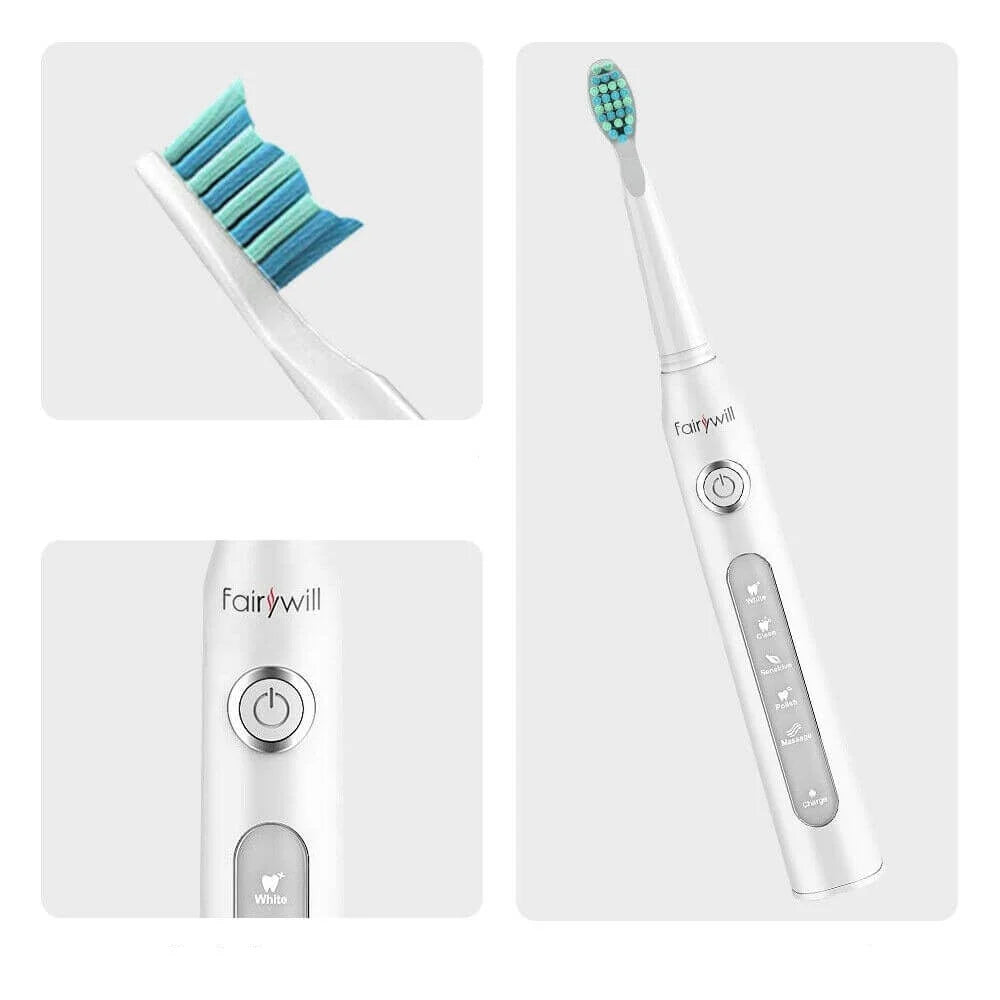 Sonic Electric Toothbrush Multiple Modes USB Rechargeable