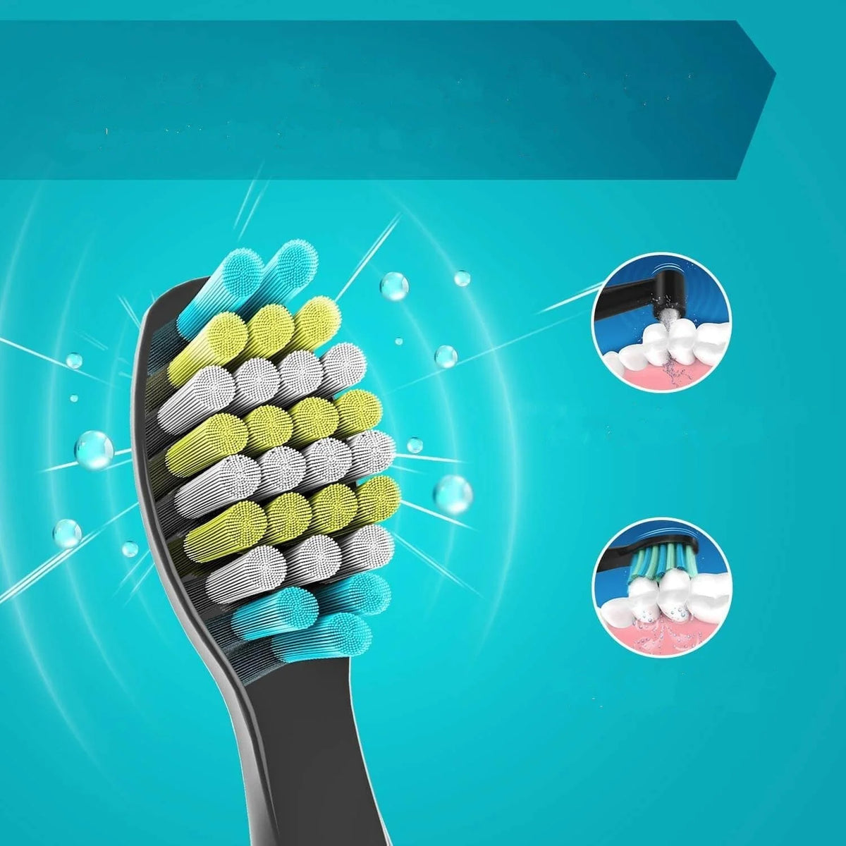 Sonic Electric Toothbrush Multiple Modes USB Rechargeable