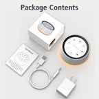 Sound Machine 30 Soothing Sounds Adjustable Night Light & Timer