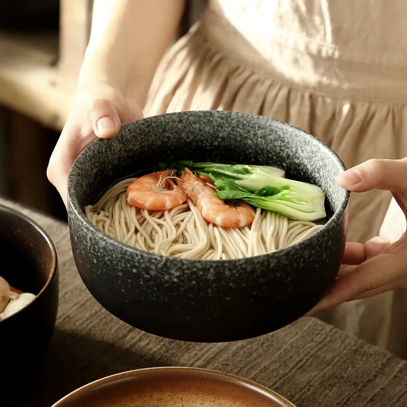 Soup Bowl Set Glazed Ceramic Dishwasher Safe