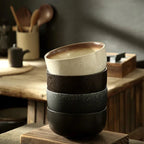 Soup Bowl Set Glazed Ceramic Dishwasher Safe