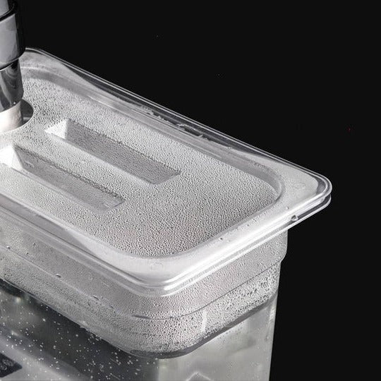 Sous Vide Container Clear Measurement Markings Fitted Lid