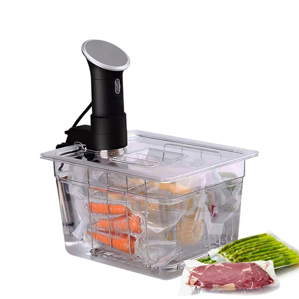 Sous Vide Container Transparent Measurement Scale Fitted Lid