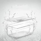 Sous Vide Container Transparent Measurement Scale Fitted Lid
