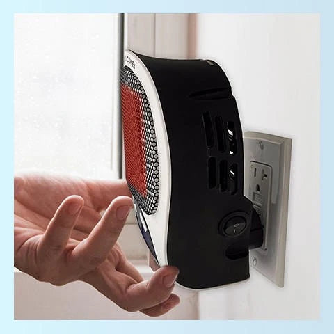Space Heater 1500W Adjustable Thermostat & 12-Hour Timer