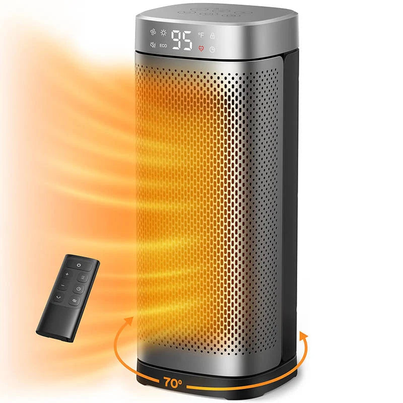 Space Heater 1500W PTC Digital Thermostat & Remote