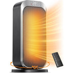 Space Heater 1500W Whisper-Quiet Child-Lock Safety