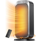 Space Heater 1500W Whisper-Quiet Child-Lock Safety