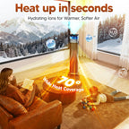 Space Heater 2000W Ceramic Ultrasonic Humidifier