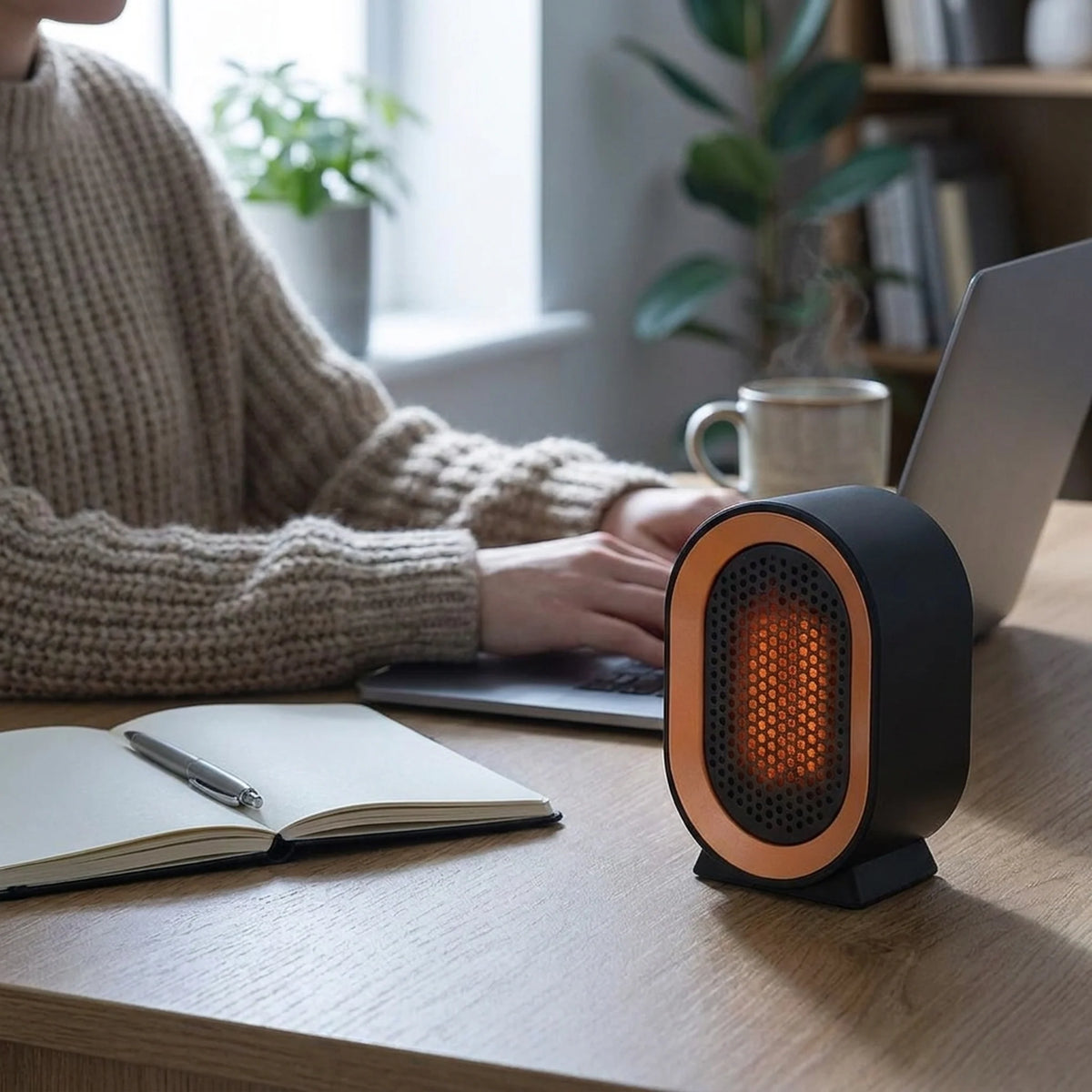 Space Heater Ceramic Quiet Energy-Efficient