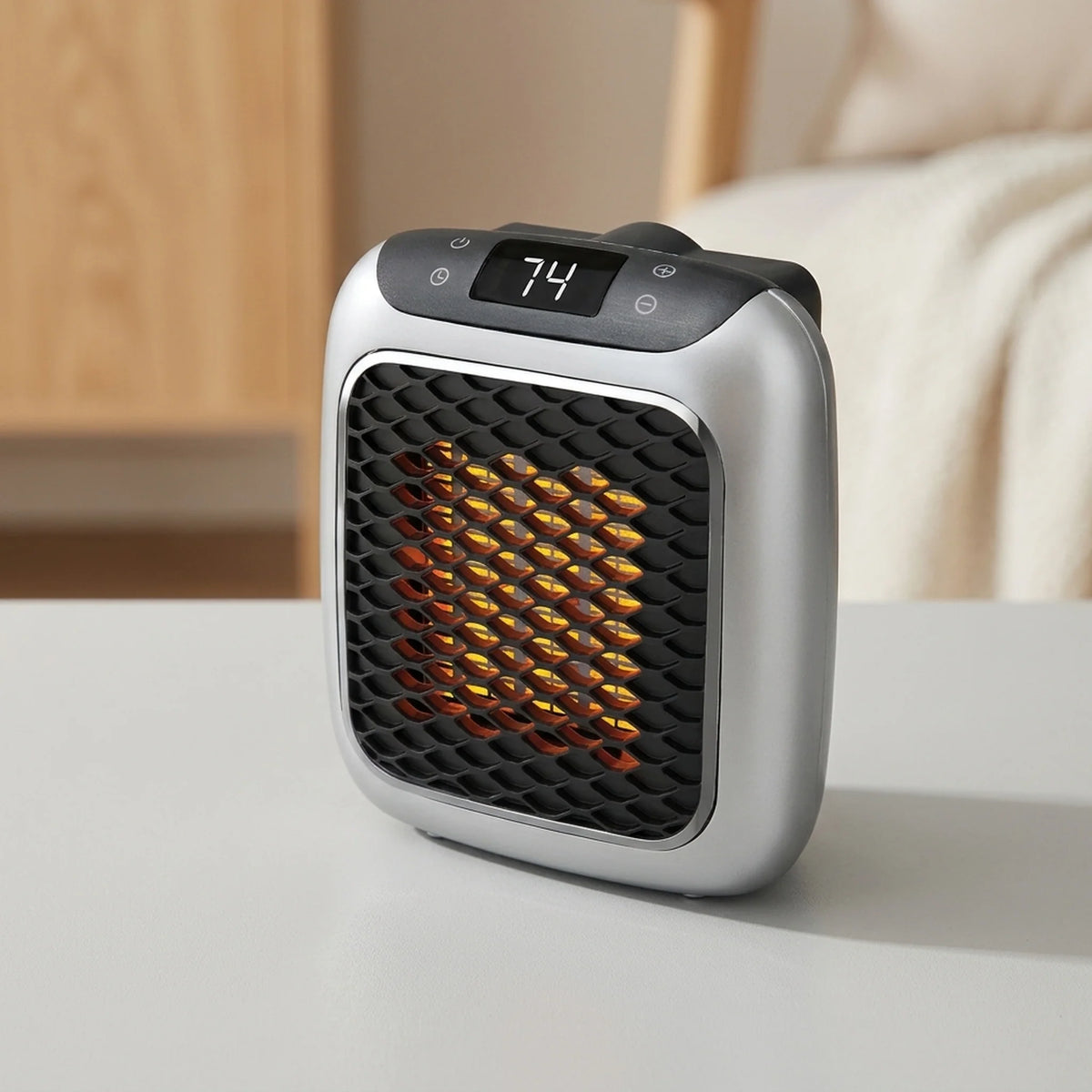 Space Heater Compact Quiet Overheat Protection & Auto Shut-Off