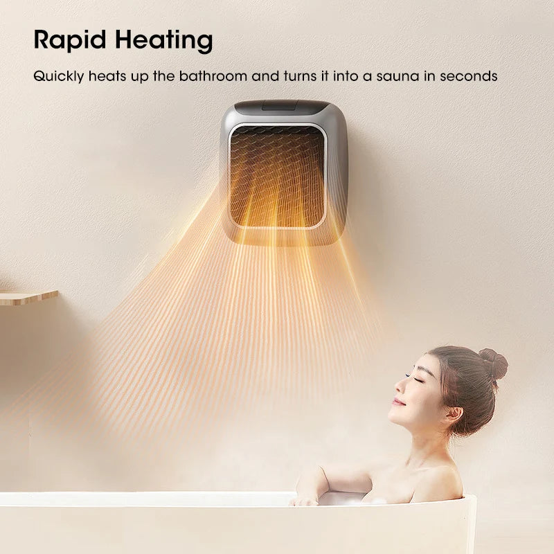 Space Heater Compact Tabletop Fast Heat & Quiet