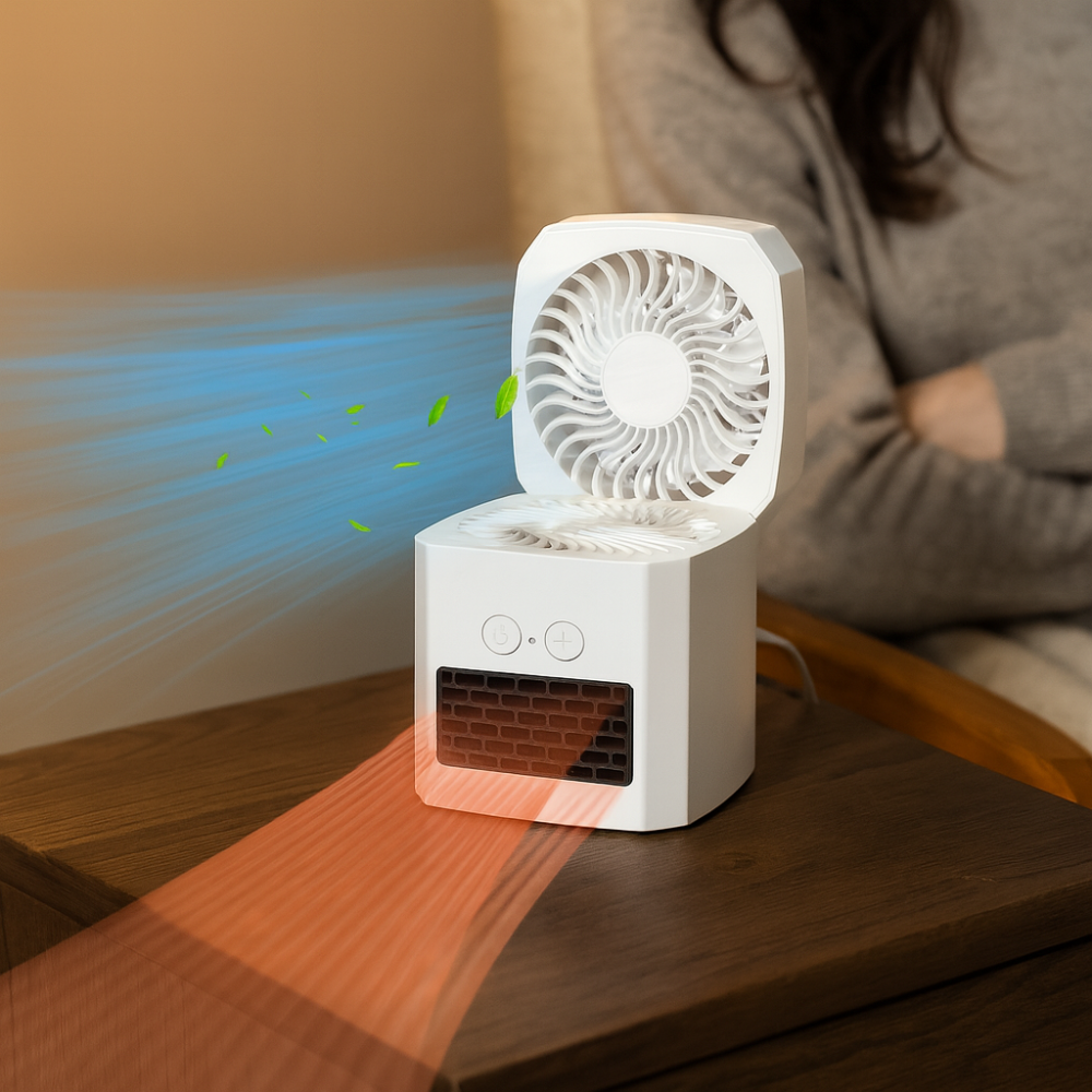 Space Heater & Fan Dual-Function Energy-Efficient