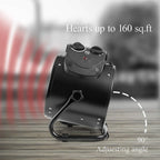 Space Heater IPX4 Splash-Resistant Overheat Cutoff 160 Sq Ft