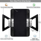 Space-Saving Bamboo Clip-On Armrest Tray