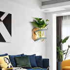 Space-Saving Dual-Function Weather-Resistant Wall Vase Lamp (Indoor/Outdoor)