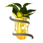 Space-Saving Dual-Function Weather-Resistant Wall Vase Lamp (Indoor/Outdoor)