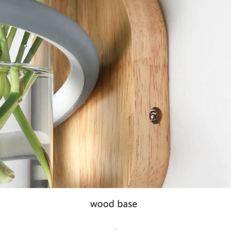 Space-Saving Dual-Function Weather-Resistant Wall Vase Lamp (Indoor/Outdoor)