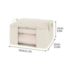 Space-Saving Foldable Storage Bag With Clear Window