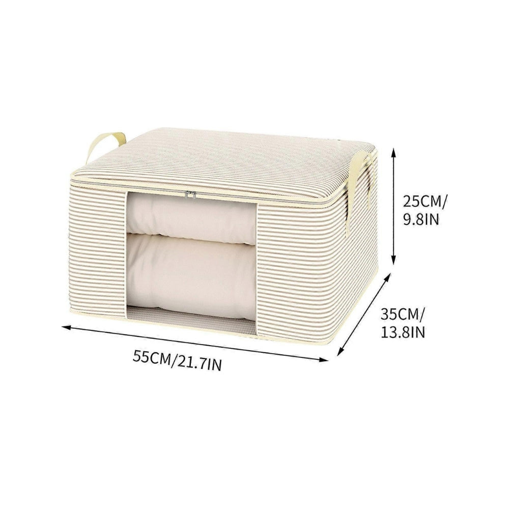 Space-Saving Foldable Storage Bag With Clear Window