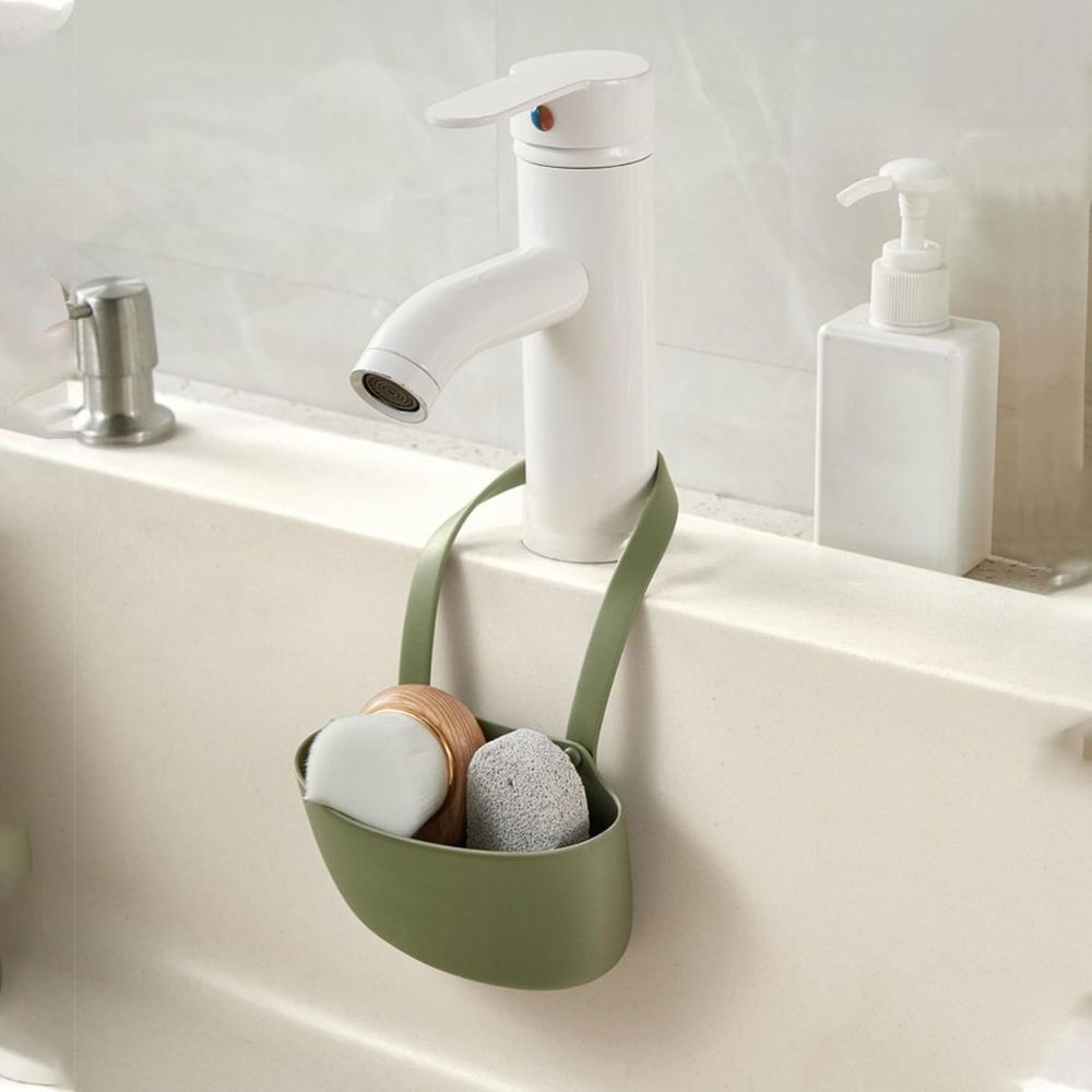 Space-Saving Hanging Silicone Sink Caddy