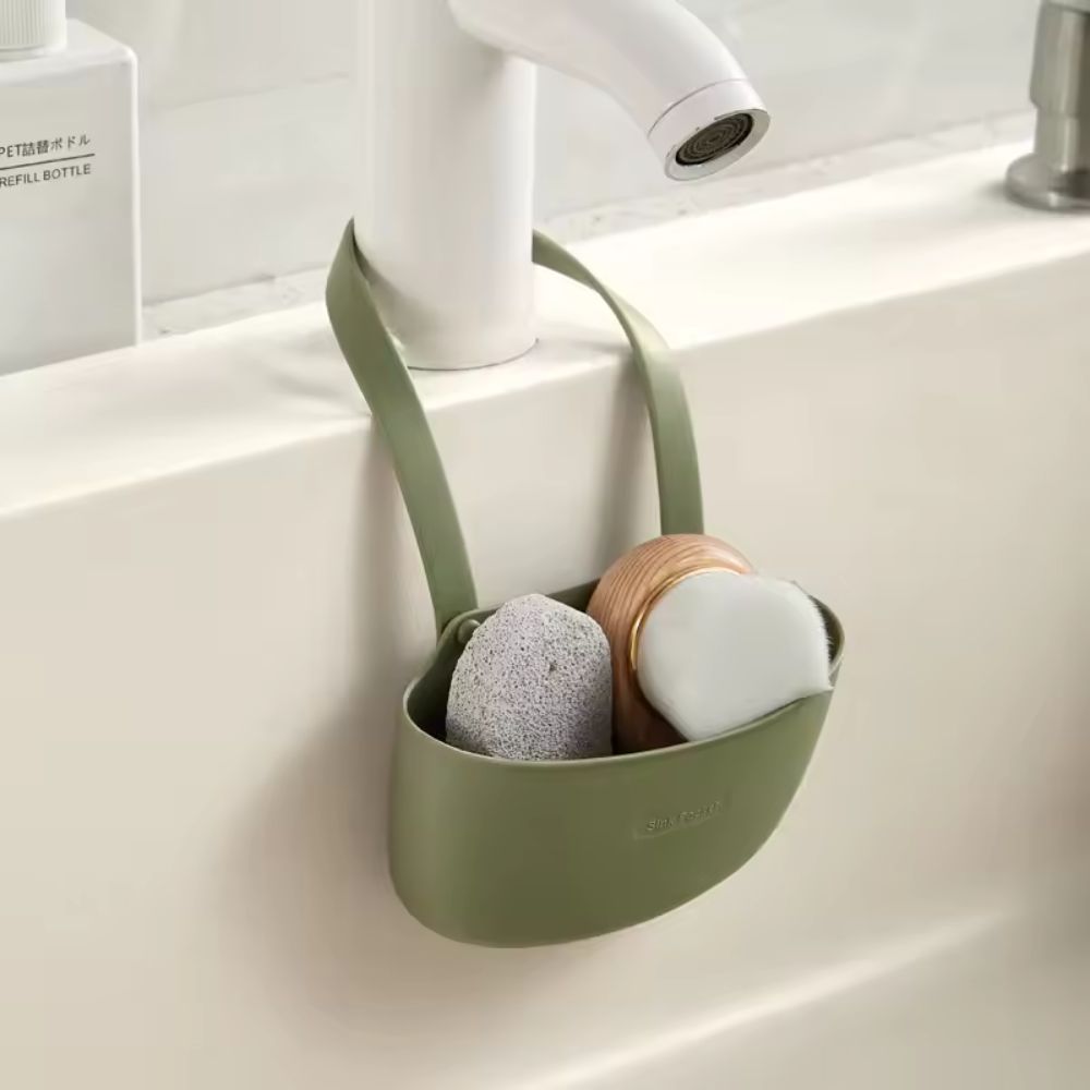 Space-Saving Hanging Silicone Sink Caddy
