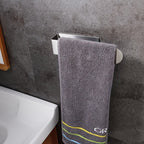 Space-Saving Stainless Steel No-Drill Wall-Mounted Towel Rack