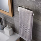 Space-Saving Stainless Steel No-Drill Wall-Mounted Towel Rack