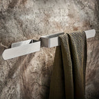 Space-Saving Stainless Steel No-Drill Wall-Mounted Towel Rack