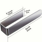 Space-Saving Stainless Steel No-Drill Wall-Mounted Towel Rack