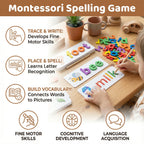 Spelling Game Montessori Letter & Picture Matching