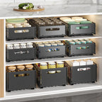 Spice Drawer Extendable Pull-Out Carbon Steel Drill-Free