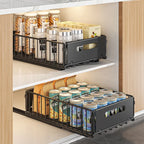 Spice Drawer Extendable Pull-Out Carbon Steel Drill-Free