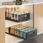 Spice Drawer Extendable Pull-Out Carbon Steel Drill-Free