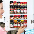 Spice Organizer Adhesive Mounting 5 C-Shaped Clips
