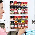 Spice Organizer Adhesive Mounting 5 C-Shaped Clips