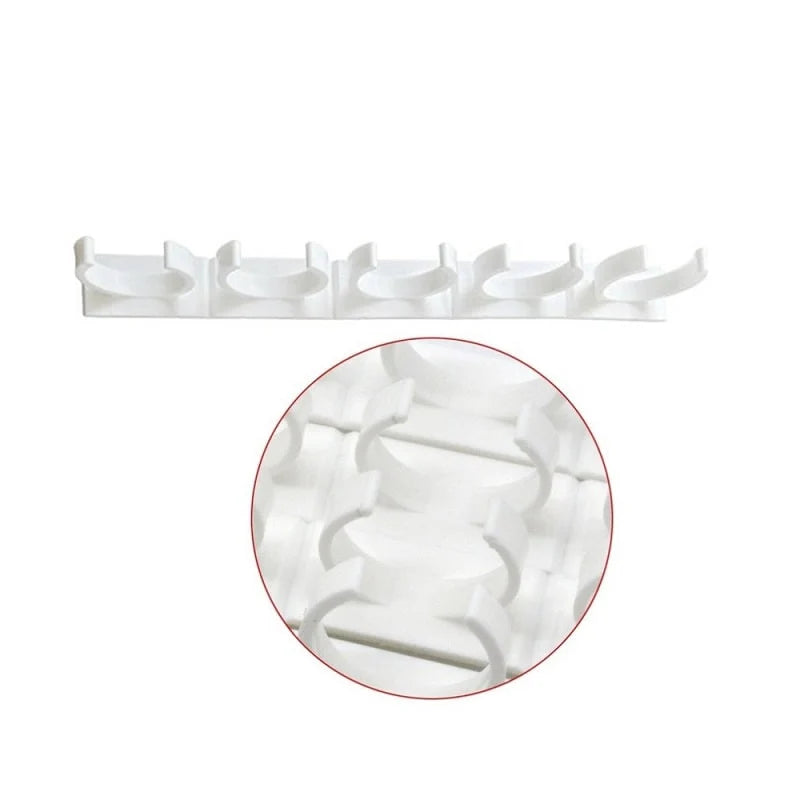 Spice Organizer Adhesive Mounting 5 C-Shaped Clips