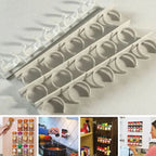 Spice Organizer Adhesive Mounting 5 C-Shaped Clips