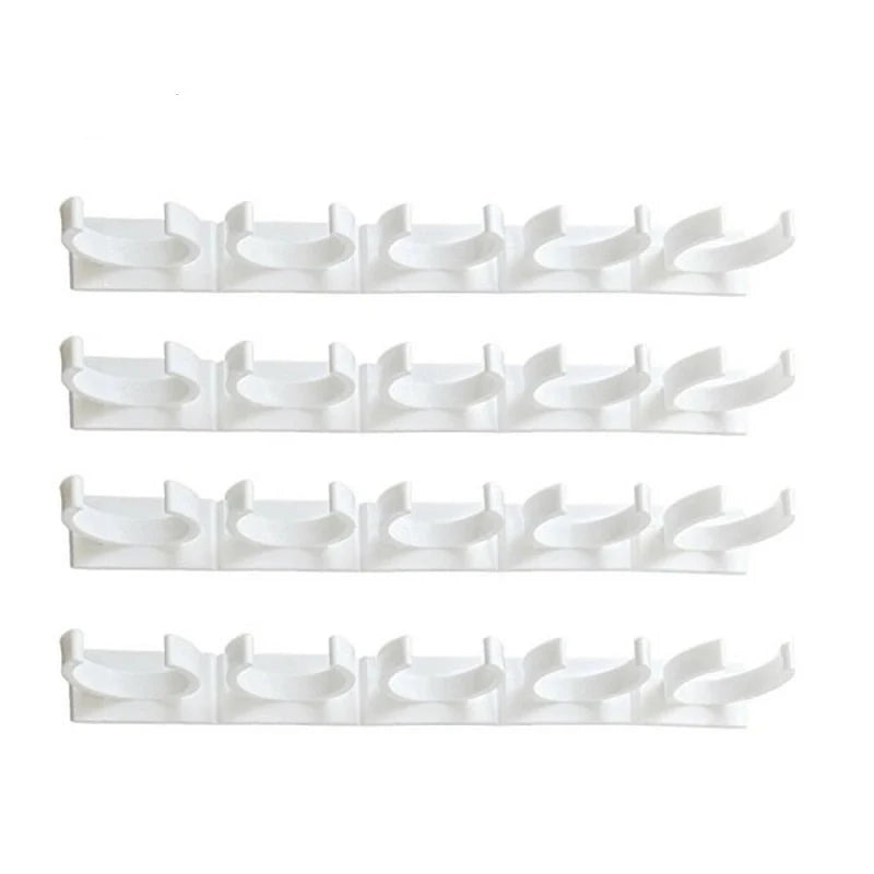 Spice Organizer Adhesive Mounting 5 C-Shaped Clips