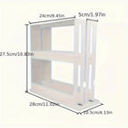 Spice Rack Dual Swivel Shelves 20-Jar Capacity