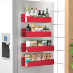 Spice Rack Set Magnetic Space-Saving Set of 4