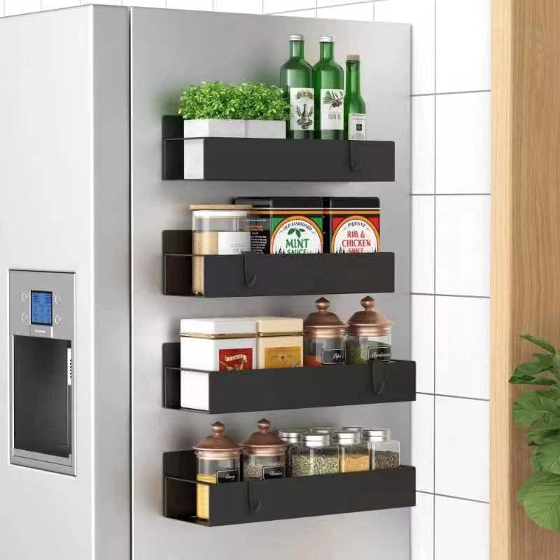 Spice Rack Set Magnetic Space-Saving Set of 4
