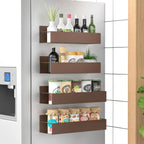 Spice Rack Set Magnetic Space-Saving Set of 4