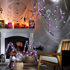 Spider Decoration Battery-Powered LED Flexible Legs Weather-Resistant