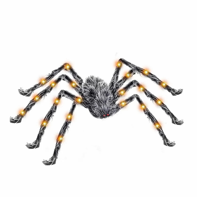 Spider Decoration Battery-Powered LED Flexible Legs Weather-Resistant