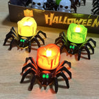 Spider Decoration LED Eyes & Flame-Effect Battery-Powered