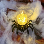 Spider Decoration LED Eyes & Flame-Effect Battery-Powered