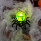 Spider Decoration LED Eyes & Flame-Effect Battery-Powered