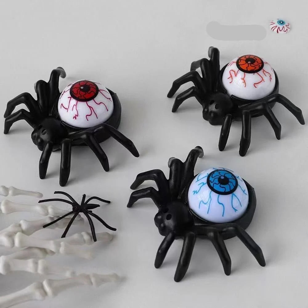 Spider Decoration LED Eyes & Flame-Effect Battery-Powered