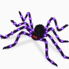 Spider Decoration LED Glowing Eyes Battery-Powered